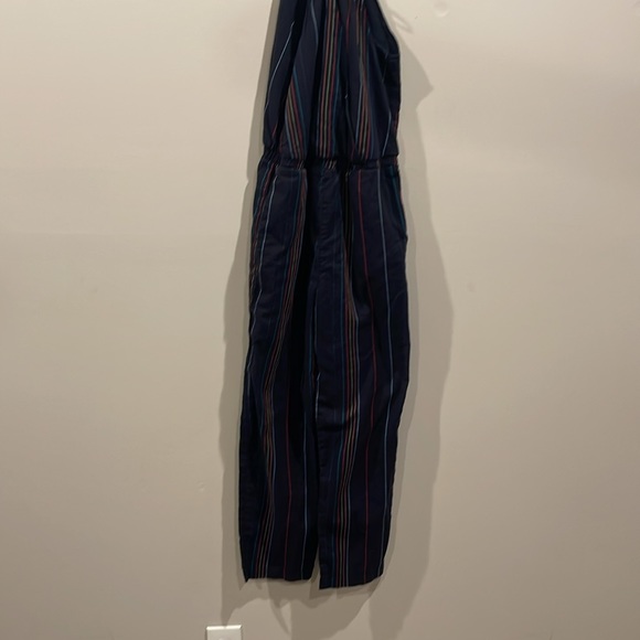 Anthropologie Dolan Striped Halter Jumpsuit Size M - Picture 3 of 8